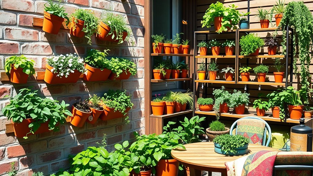 maximize limited patio space