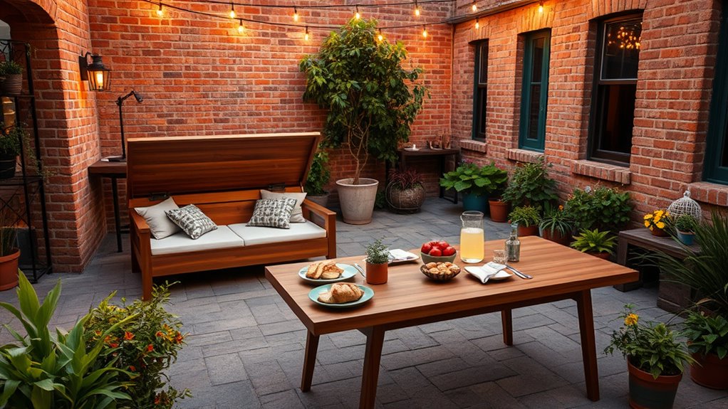 maximize outdoor space functionality