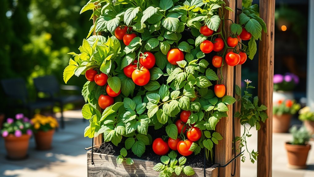 maximize space with vegetables