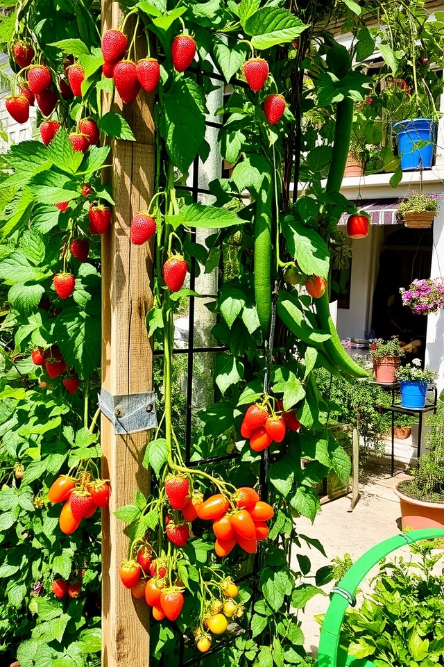 maximize space with vertical gardening