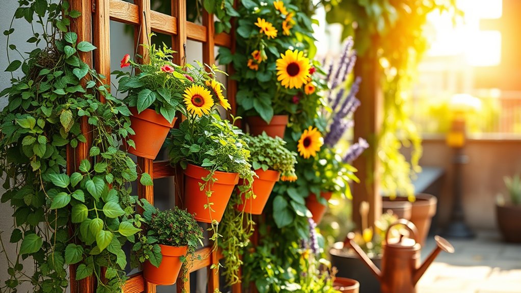 maximize space with vertical gardening