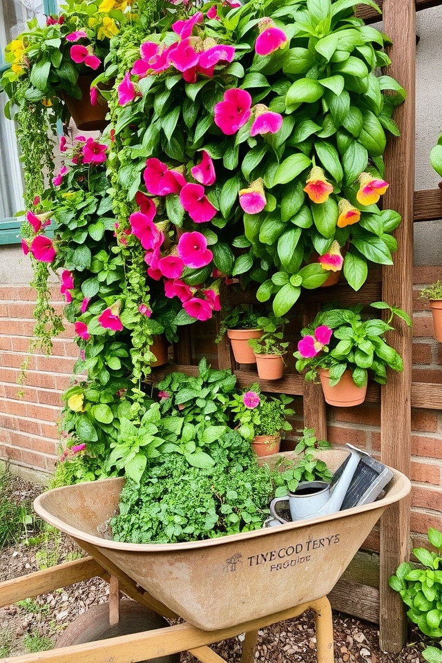 maximize space with vertical gardens