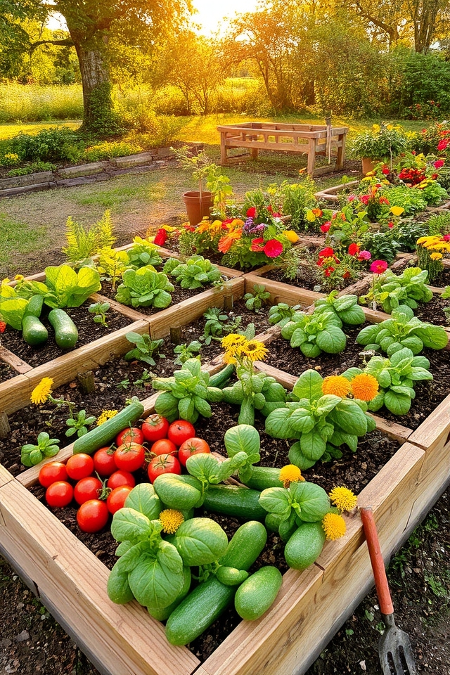 maximized space for gardening