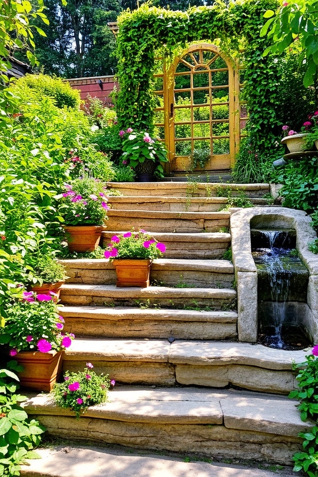 maximized vertical garden space