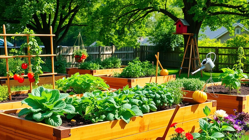 maximizing small garden efficiency