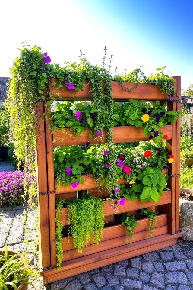 maximizing space with planters
