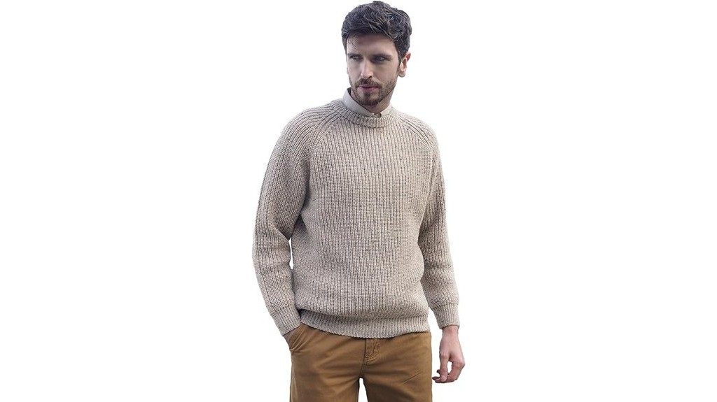 men s irish wool sweater