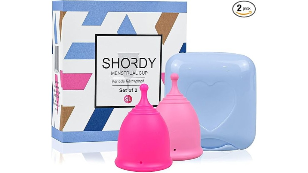 menstrual cups small large