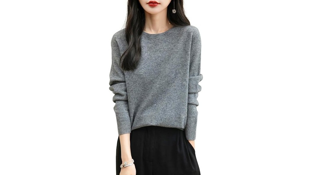 merino wool long sleeve sweater