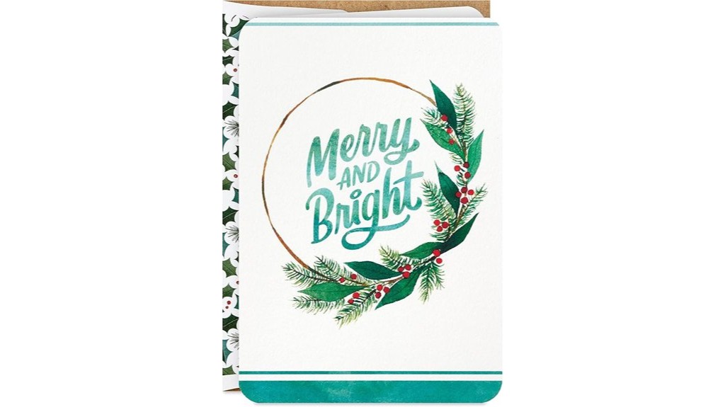 merry and bright cards