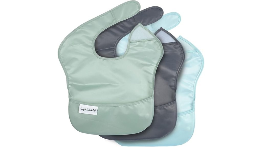 mess proof waterproof baby bib