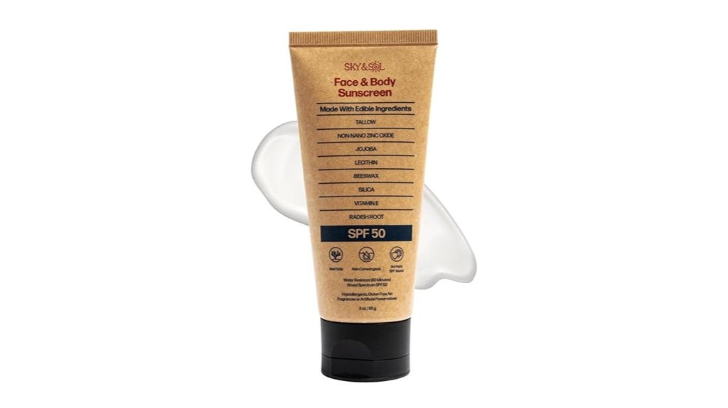 mineral sunscreen spf 50