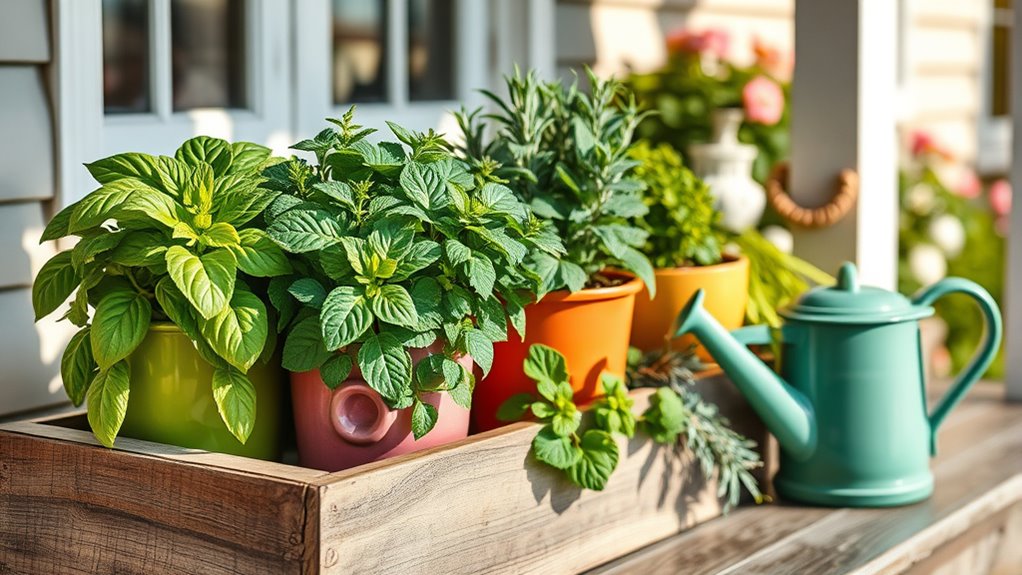 mini herb garden oasis
