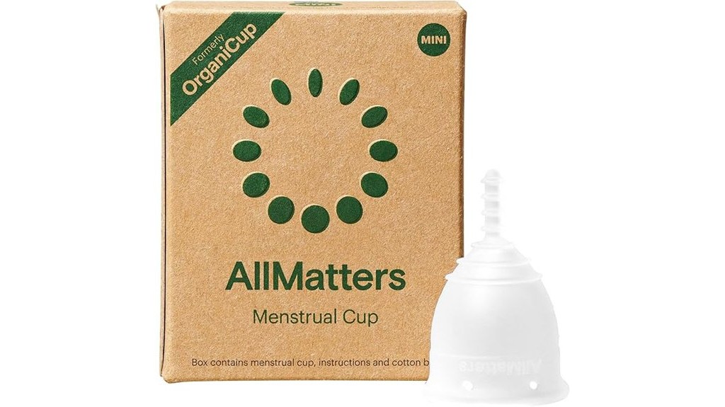 mini menstrual cup option