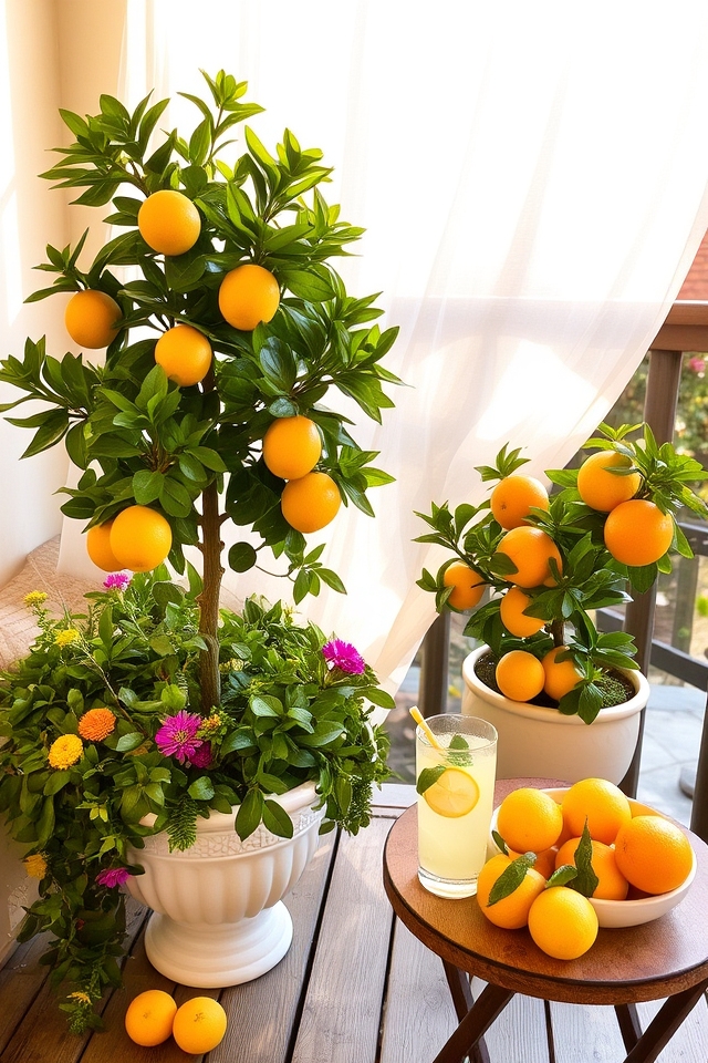 miniature citrus trees gardening