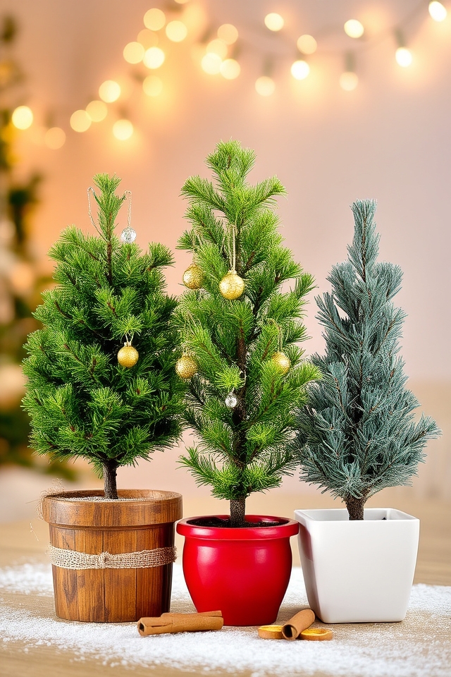 miniature trees for holidays