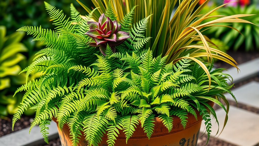 mixed foliage for containers