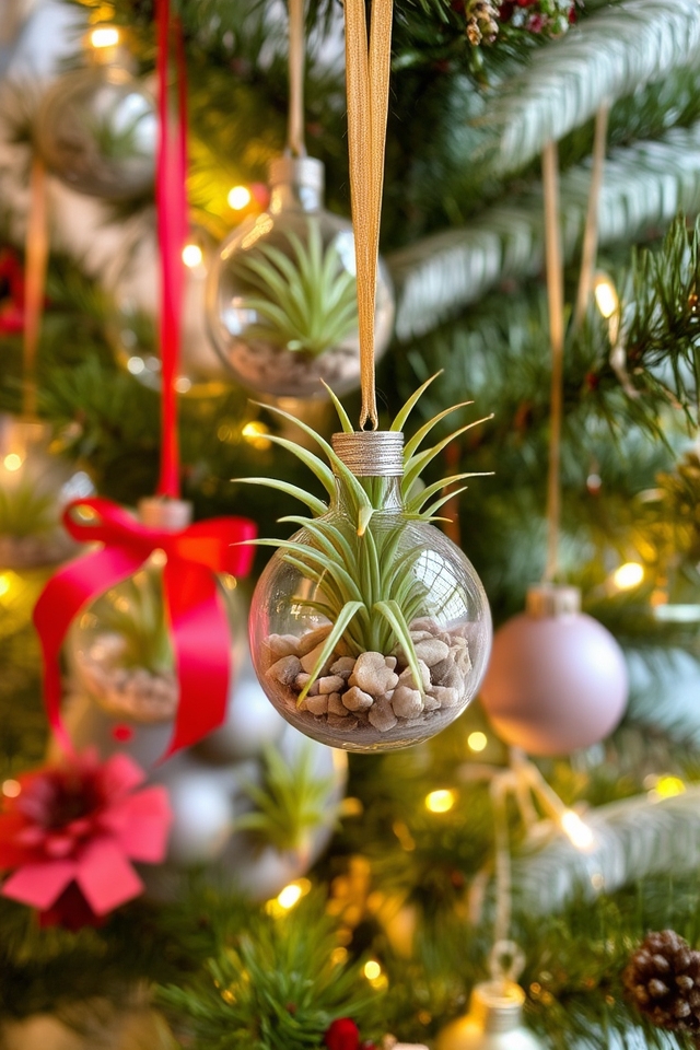 modern air plant ornaments