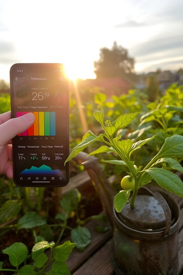 monitor weather for gardening