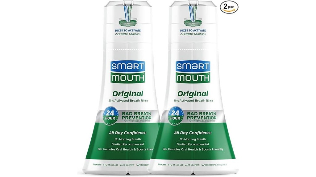 mouthwash fresh mint activated