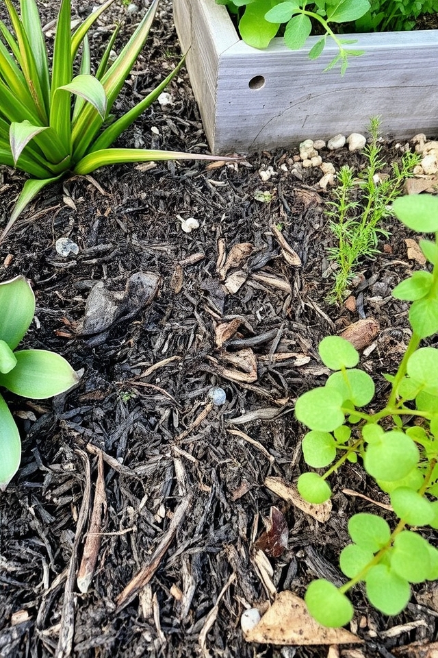 mulch conserves soil moisture