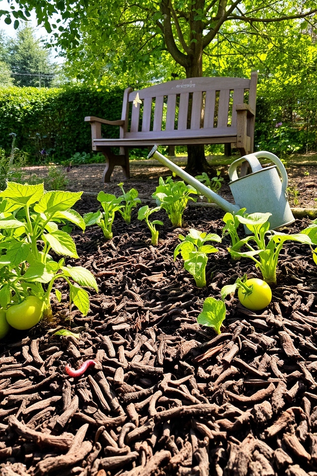 mulch enhances garden sustainability