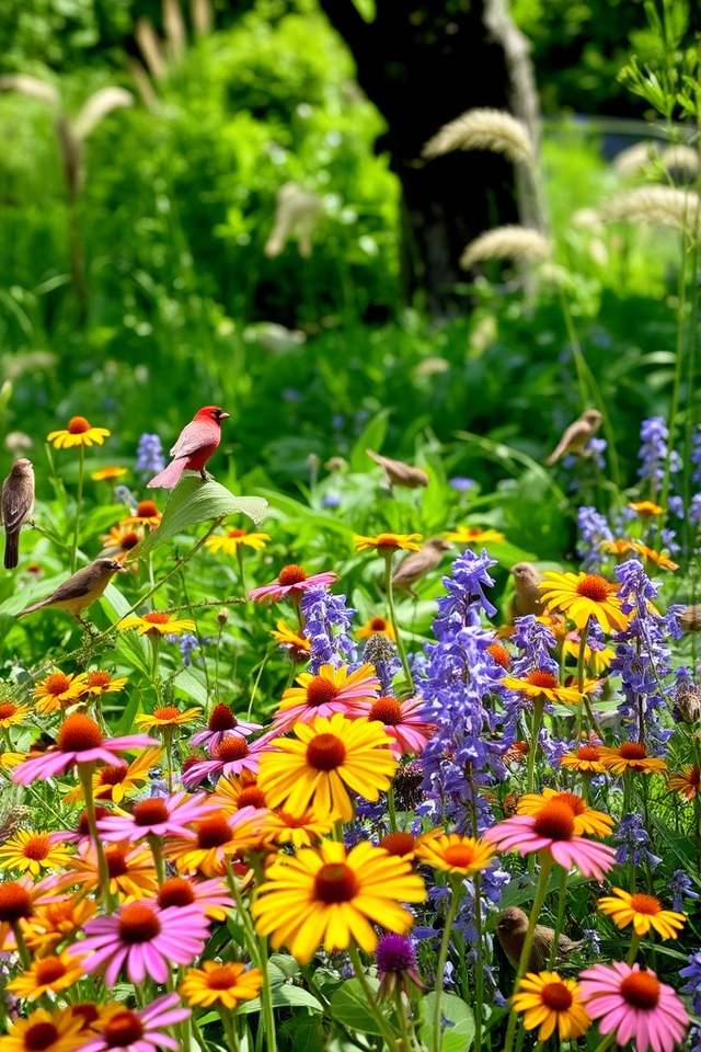 native plants support birds