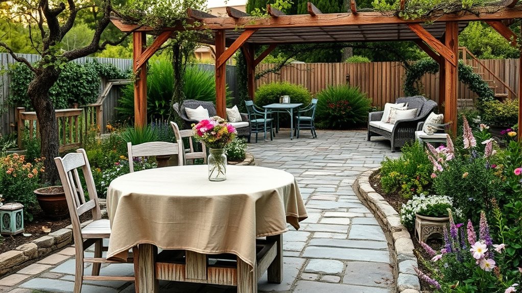 natural materials and cozy