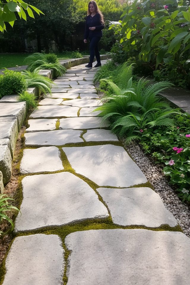 natural materials for pathways