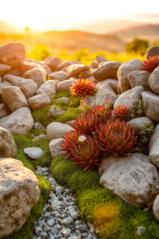 naturalistic rock garden design
