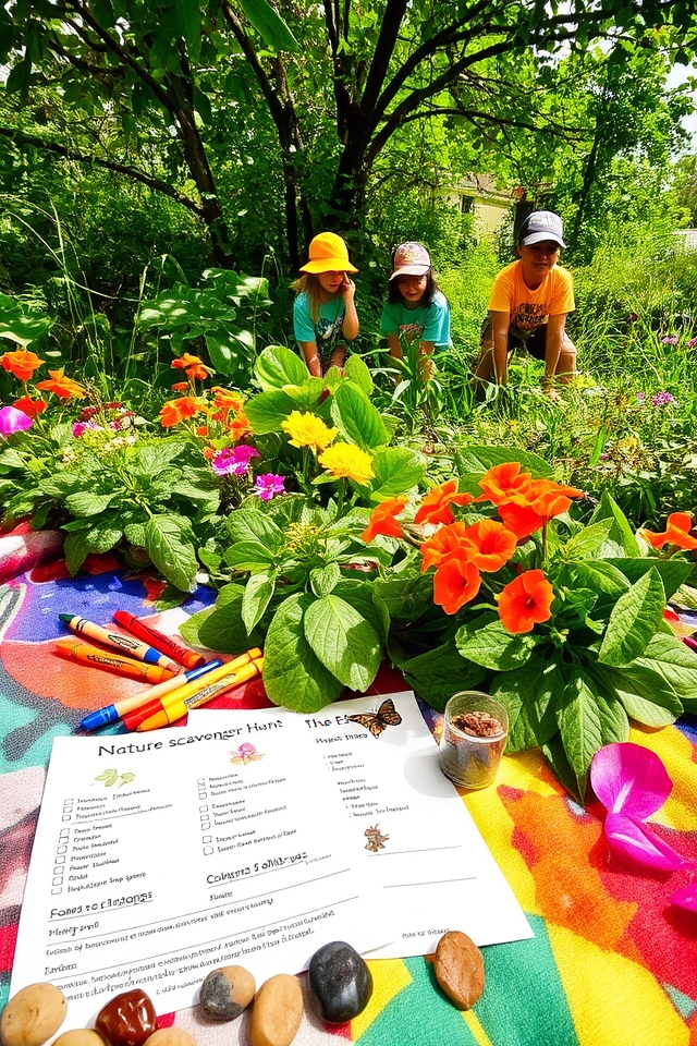 nature exploration scavenger hunt