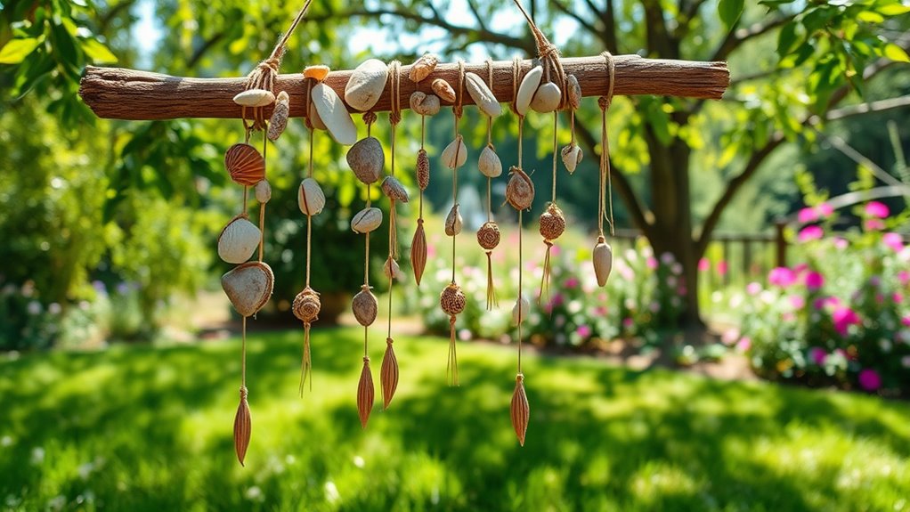 nature inspired wind chimes