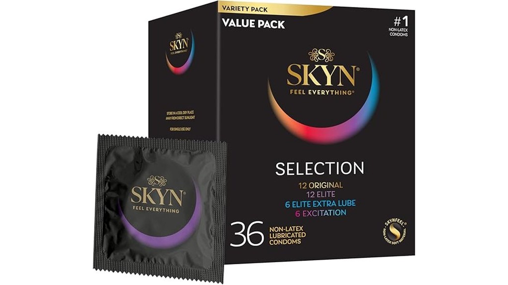 non latex condom variety pack