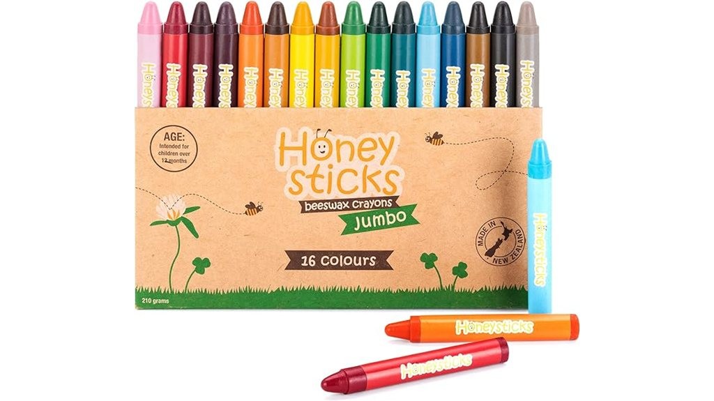 non toxic beeswax crayons