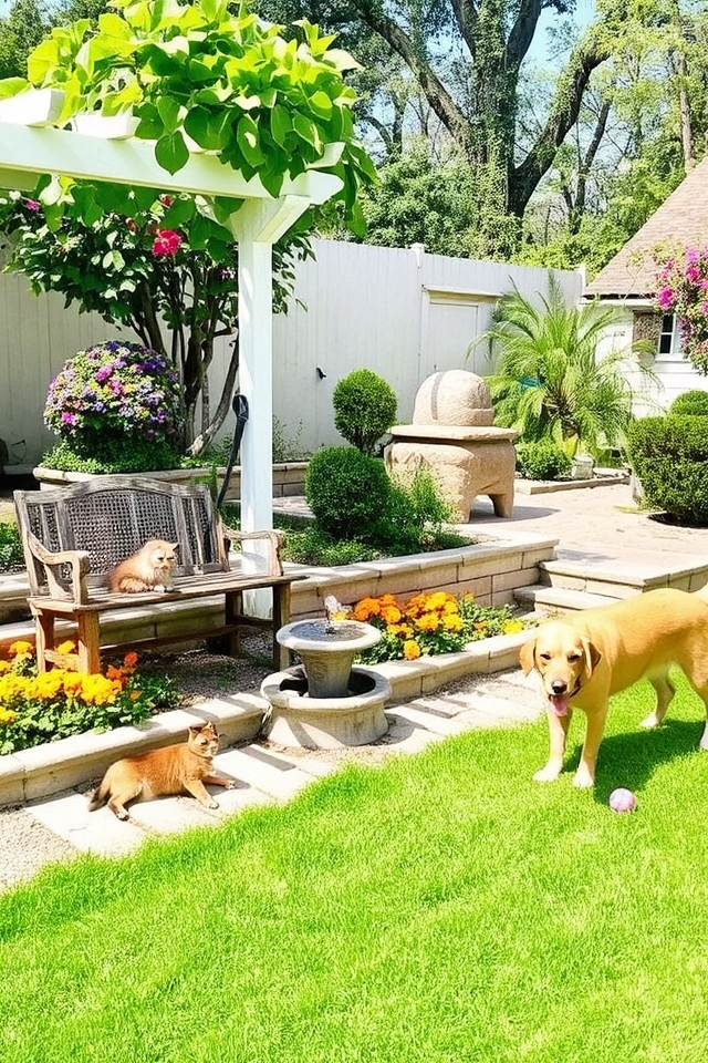 non toxic pet garden design