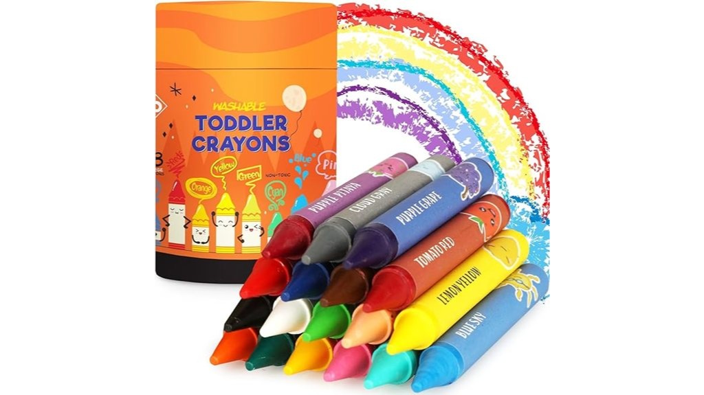 non toxic washable crayons