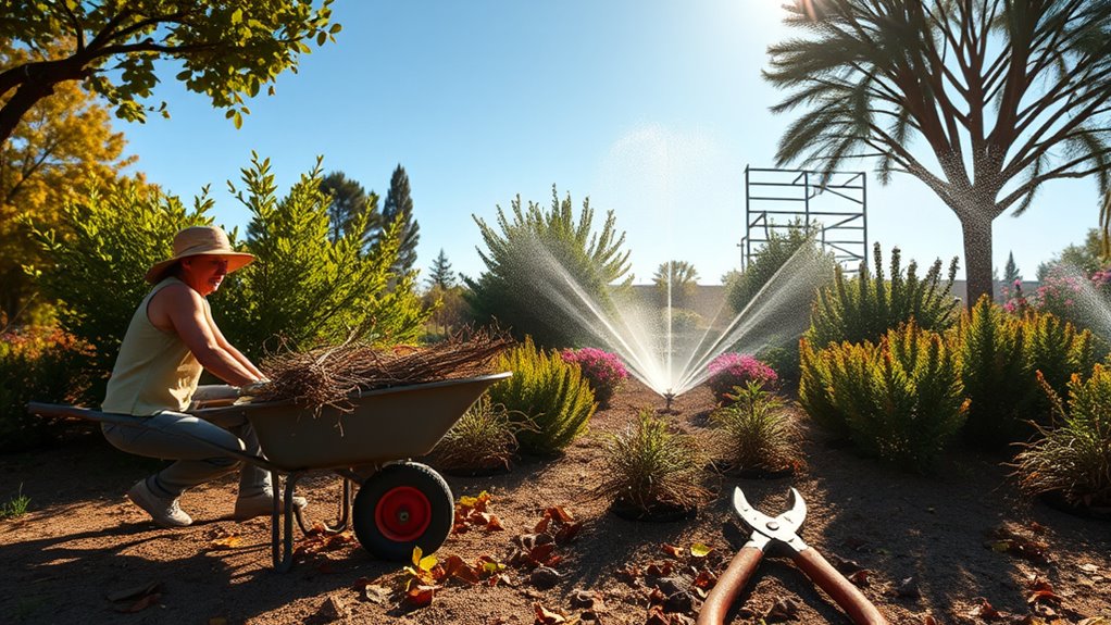 ongoing garden fire maintenance