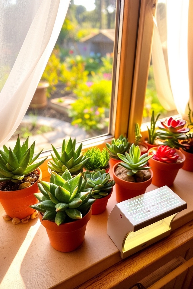 optimal light for succulents