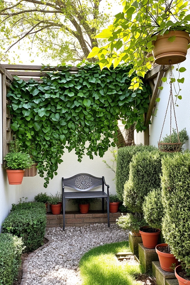 optimize garden vertical space