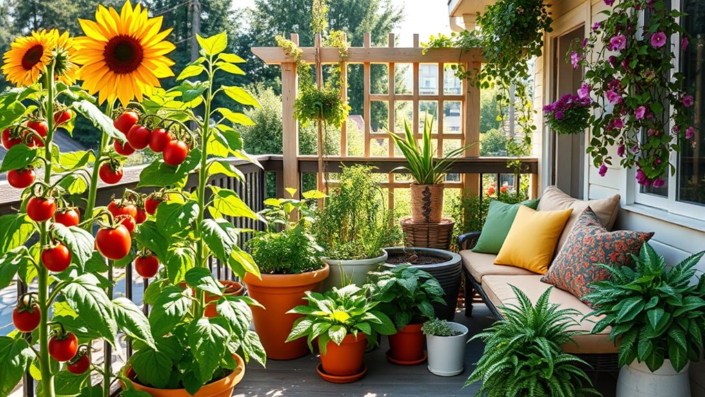 optimize patio garden sunlight