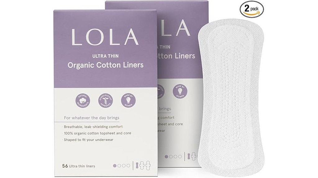 organic cotton panty liners