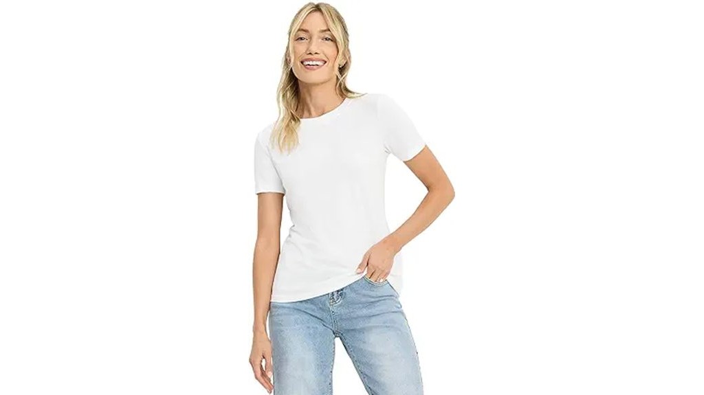 organic cotton stretch tee