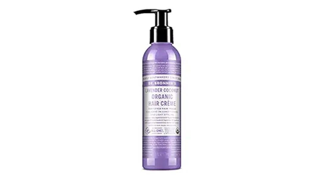 organic lavender coconut hair cr me