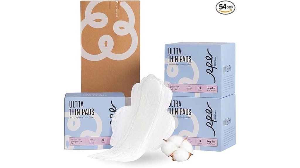 organic ultra thin pads