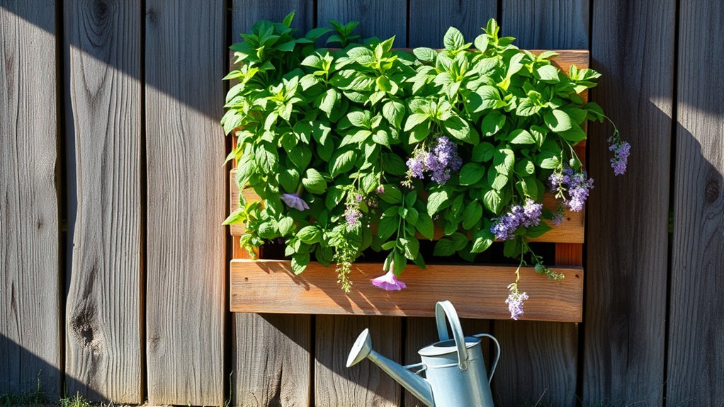 pallet planter for sustainability