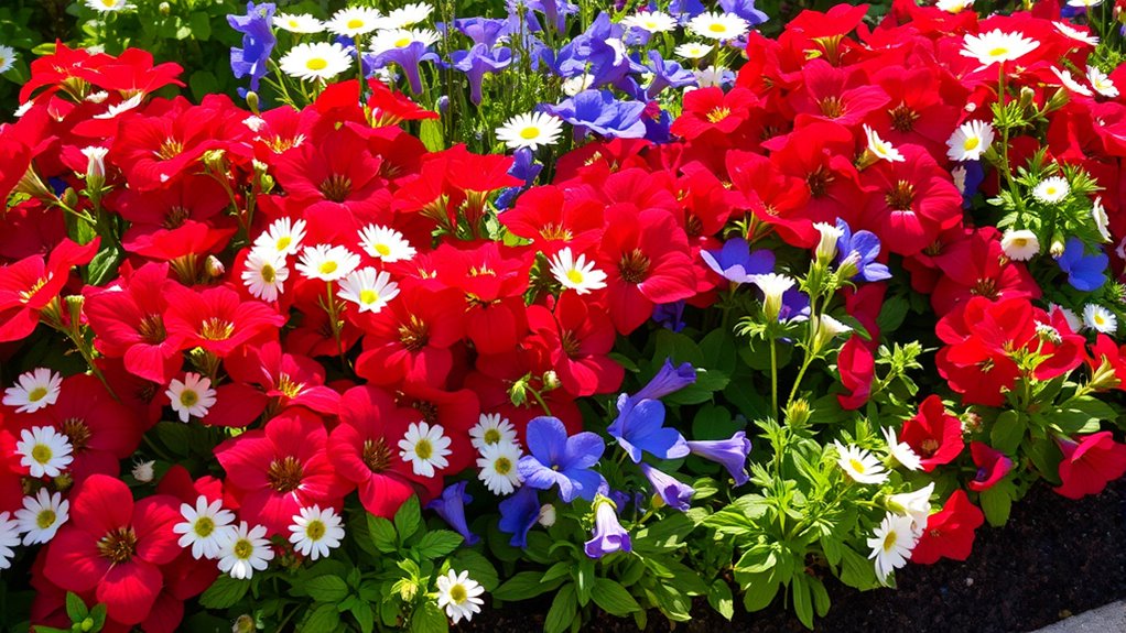 patriotic herb floral garden