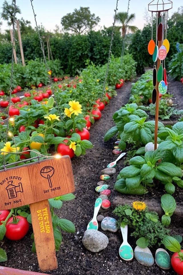 personalized diy garden decor