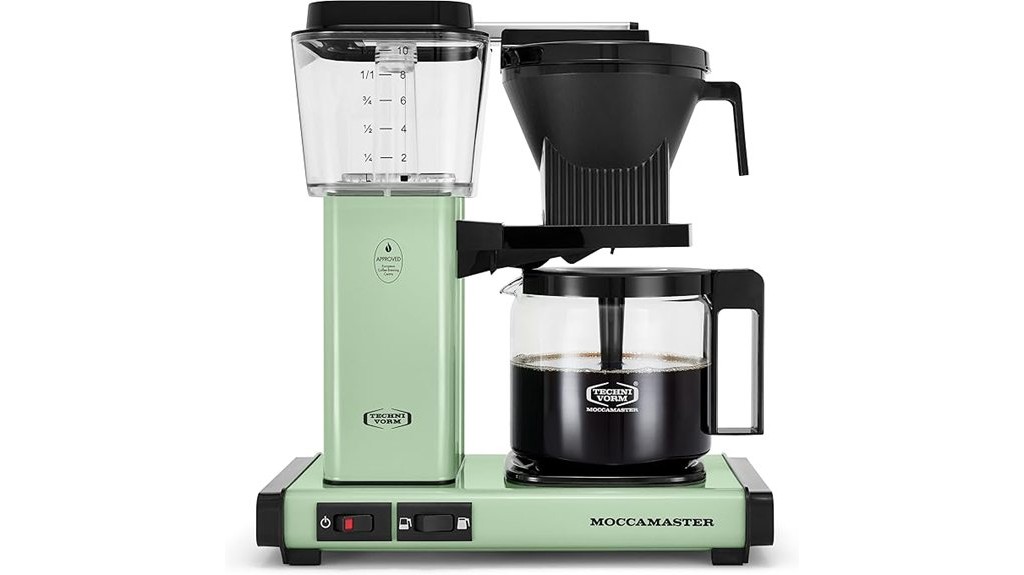 pistachio green coffee maker