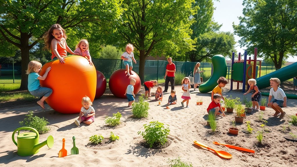 playful gardening learning experience