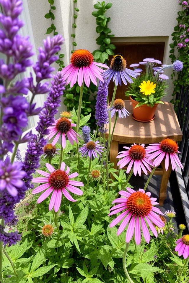 pollinator friendly balcony garden